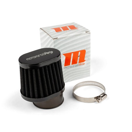 Filtro aria MOTOFORCE tipo BNC imbocco 49-50mm nero/nero